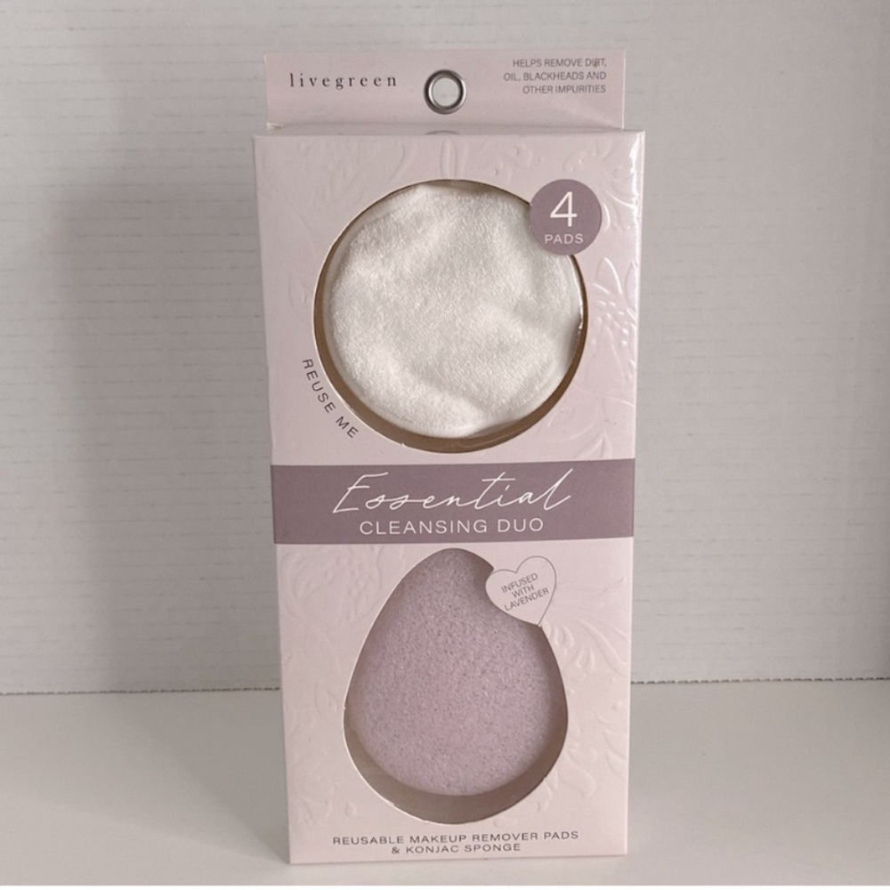 2/$20 Livegreen Essential Cleansing Duo - White and Pink